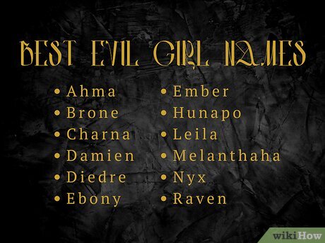evil names