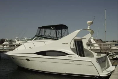 2001 Carver 350 Mariner Lowboy Trailer Needed