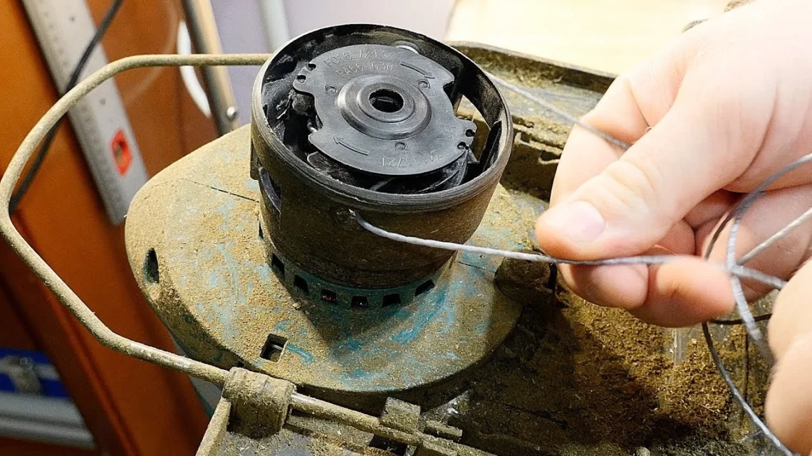 Fadenspule Aufwickeln