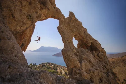 How to Get to Hidden Rope Swing Kalymnos Greece?