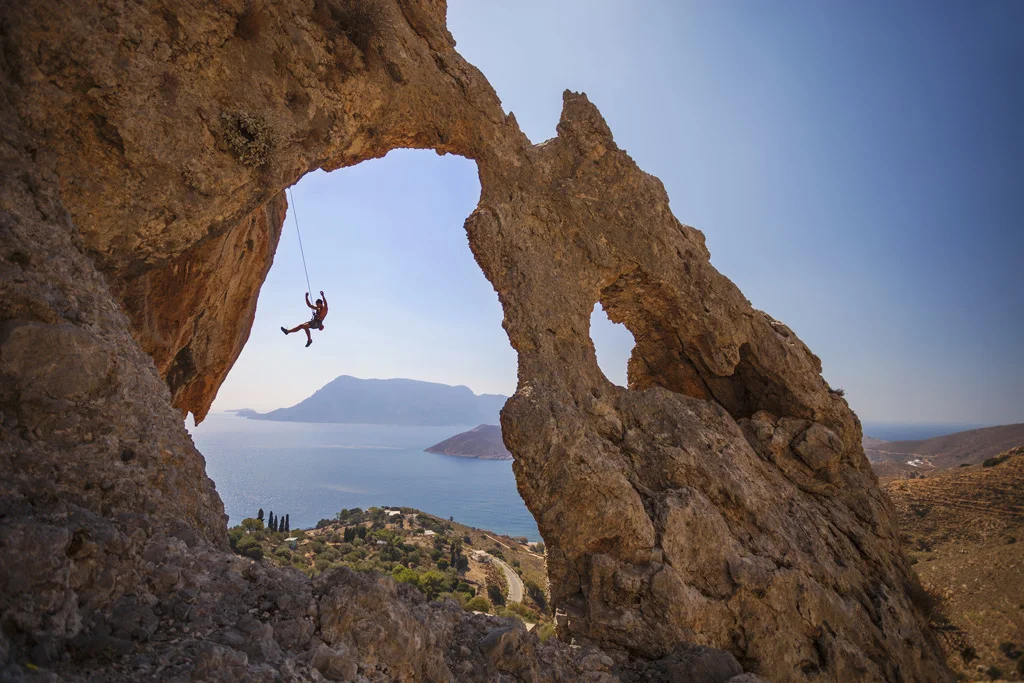 How to Get to Hidden Rope Swing Kalymnos Greece?