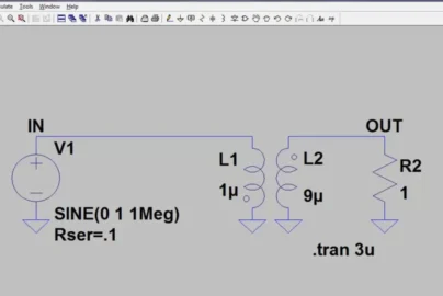 Use LTspice to Model Decap and Bondwire Inductance
