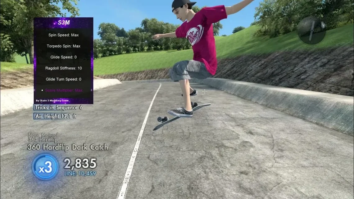 RPCS3 Skate 3 Mod Menu