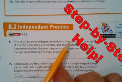 8.3 Independent Practice Page 221 Answer Key