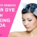 Hair Dye How To Remove From Skin