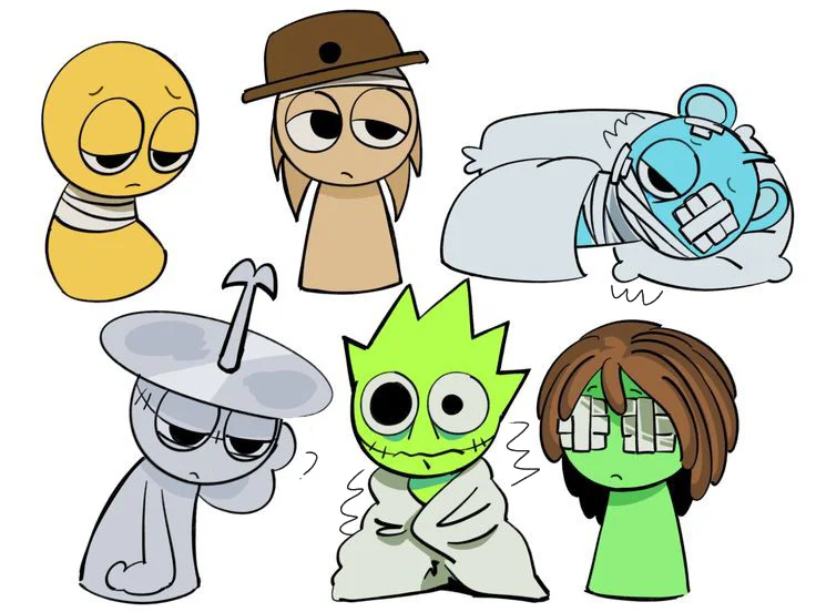 Sprunki Opposite AU Zleepysnailz Tumblr