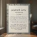 Andrew Grey obituary