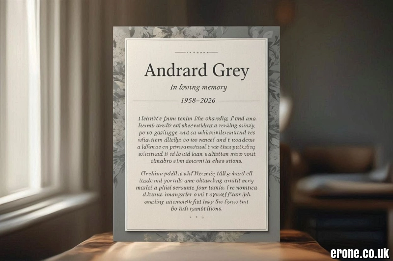 Andrew Grey obituary