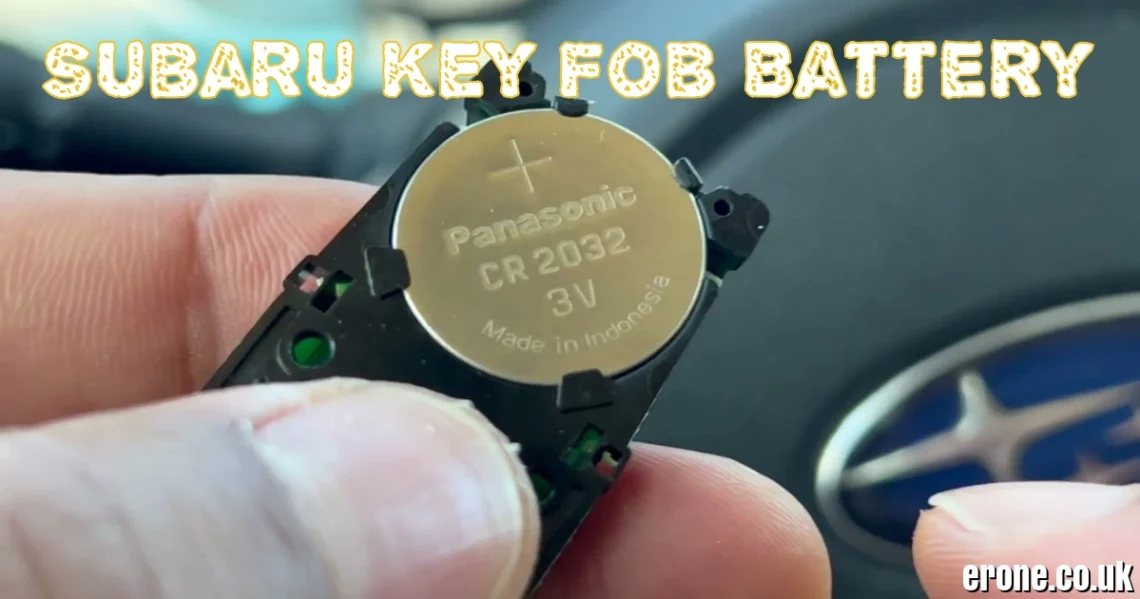 Subaru Key Fob Battery Replacement